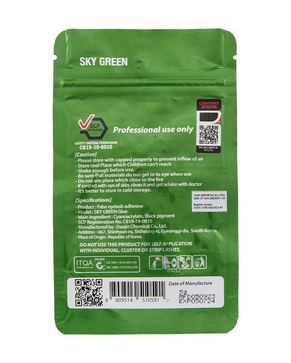 Cola Adesivo Sky Glue Sky Green 3ml - Imagem 7